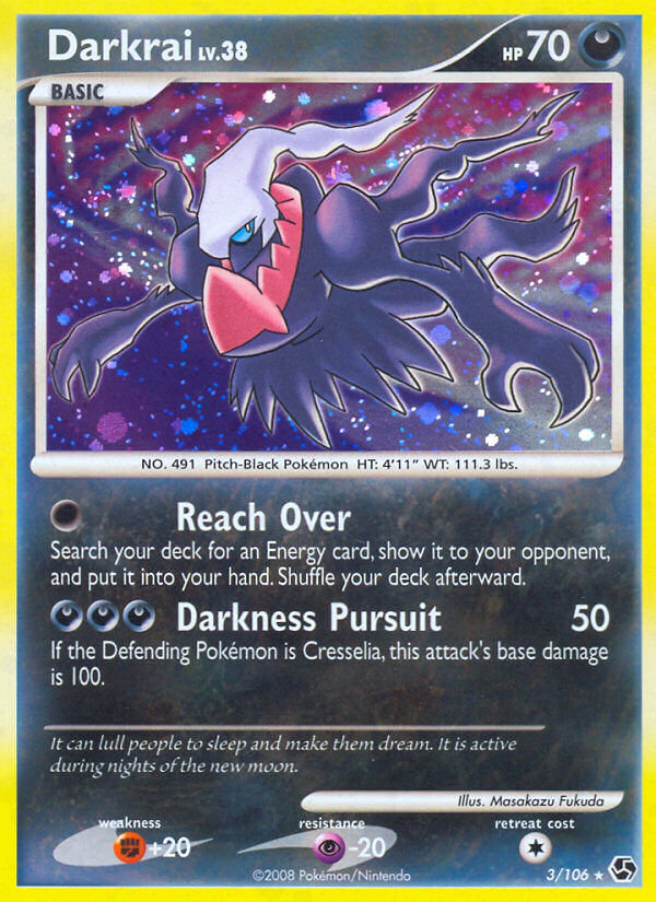 Darkrai Pokémon card