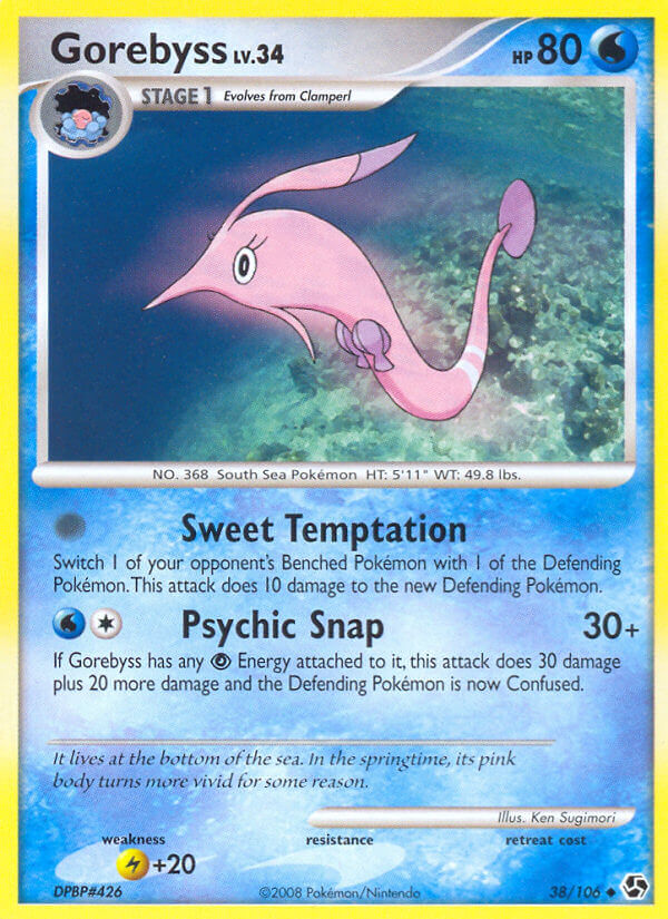 Gorebyss Pokémon card