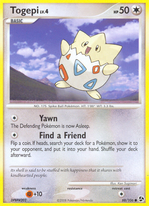 Togepi Pokémon card