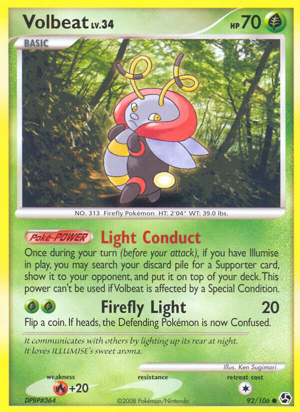 Volbeat Pokémon card