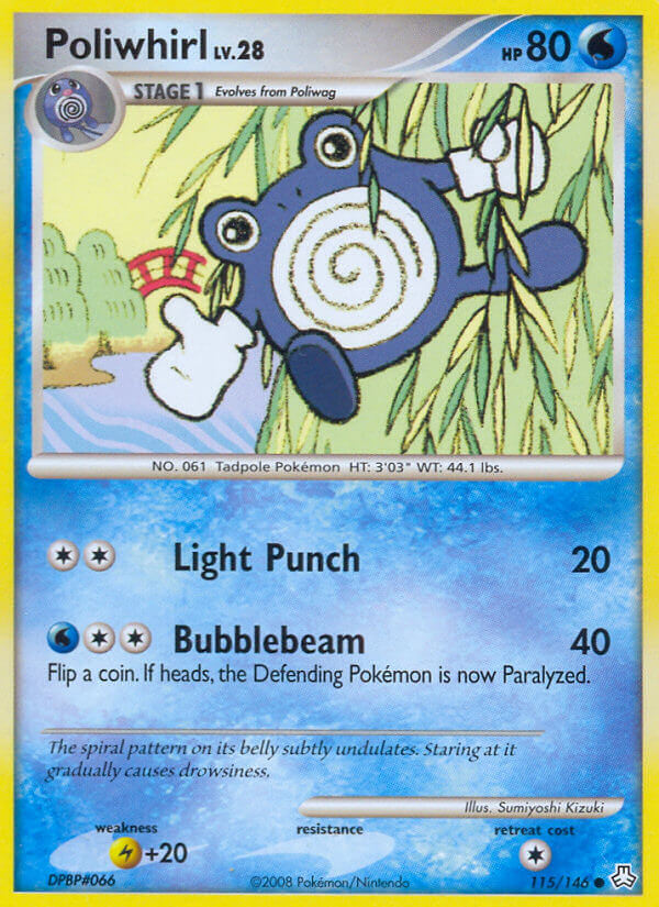 Poliwhirl Pokémon card