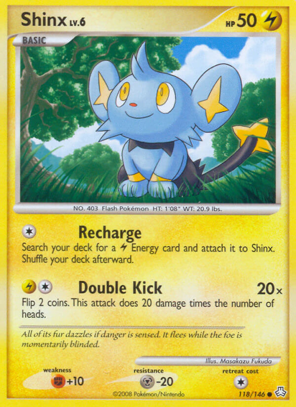 Shinx Pokémon card