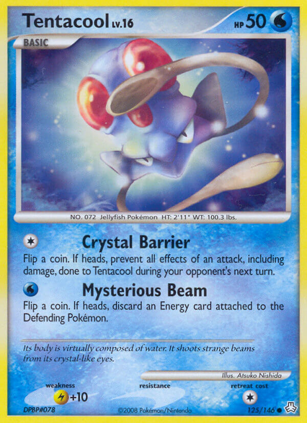 Tentacool Pokémon card