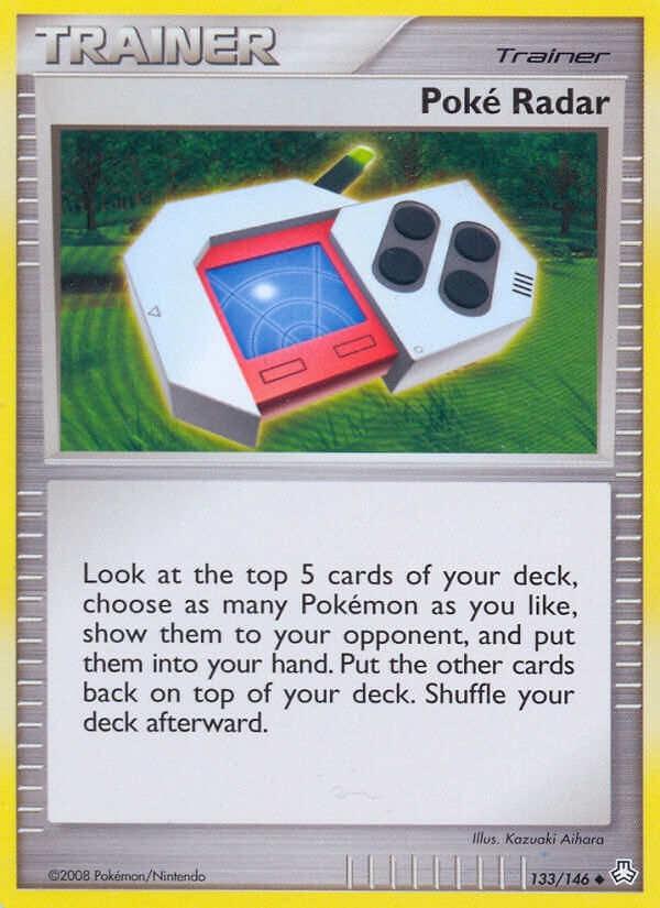Poké Radar Pokémon card