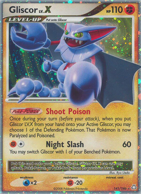 Gliscor LV.X Pokémon card