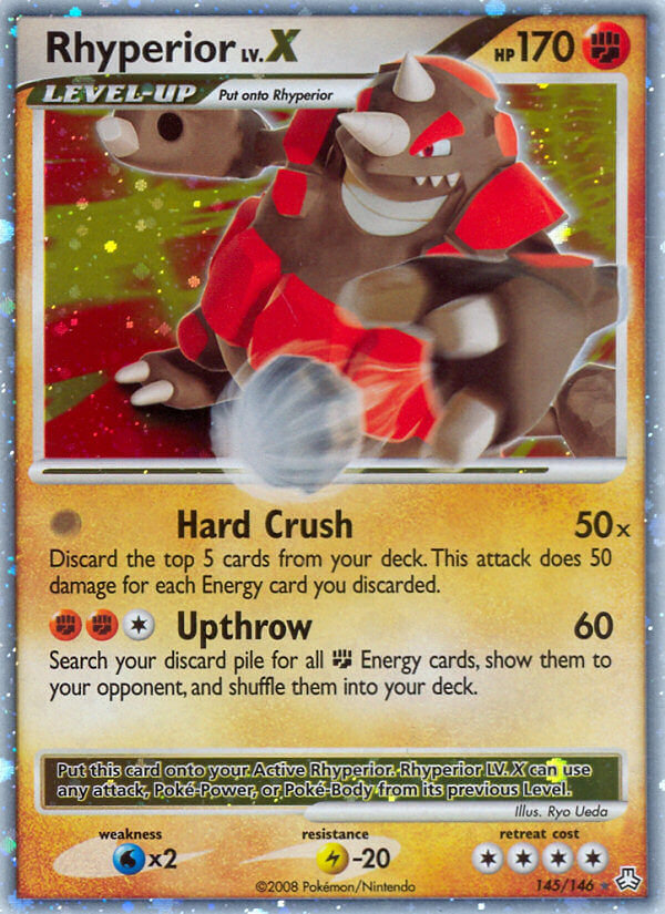 Rhyperior LV.X Pokémon card