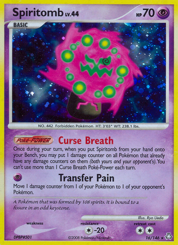 Spiritomb Pokémon card