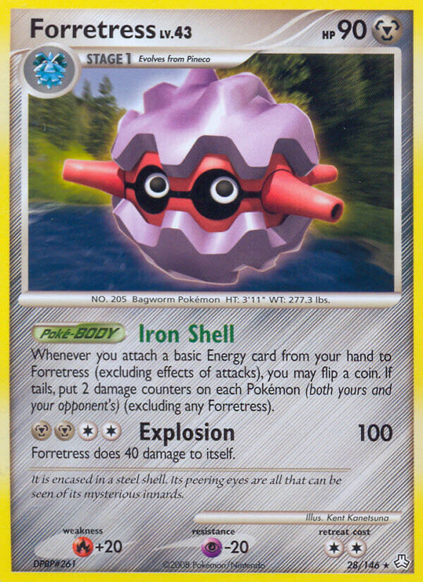 Forretress Pokémon card