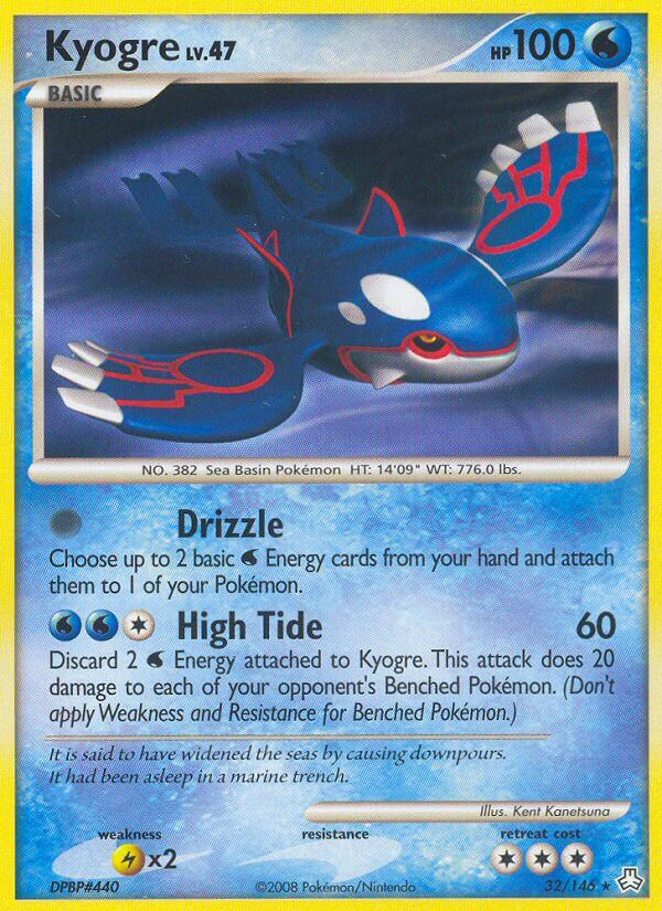 Kyogre Pokémon card