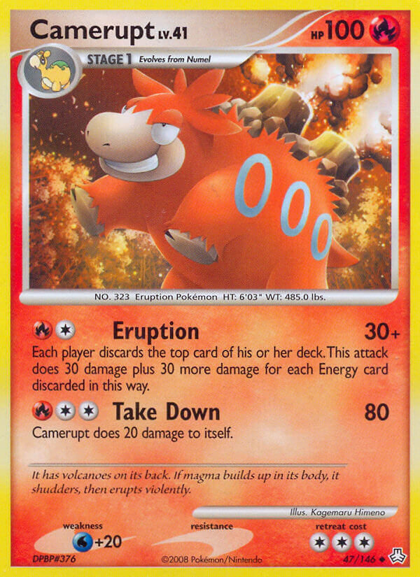 Camerupt Pokémon card