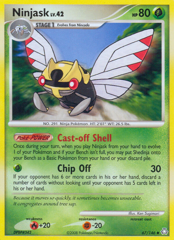 Ninjask Pokémon card