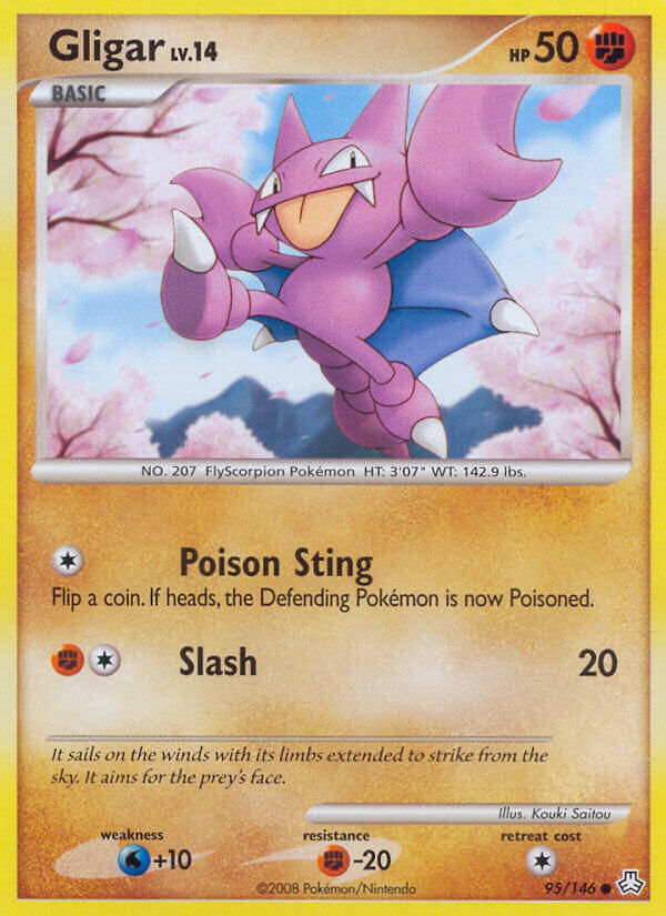 Gligar Pokémon card