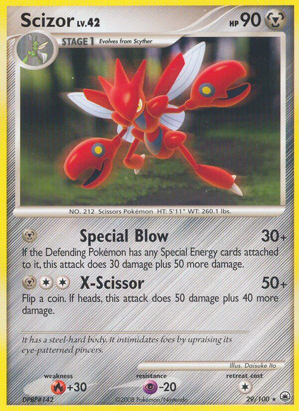 Scizor Pokémon card