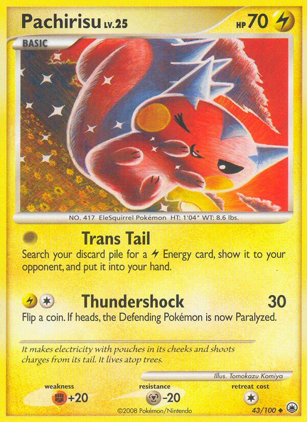 Pachirisu Pokémon card