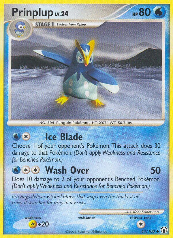 Prinplup Pokémon card