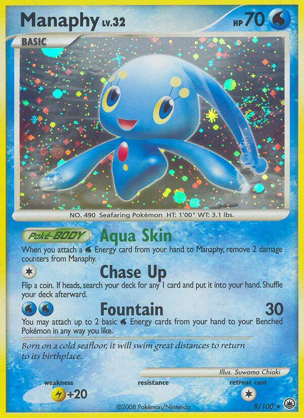 Manaphy Pokémon card