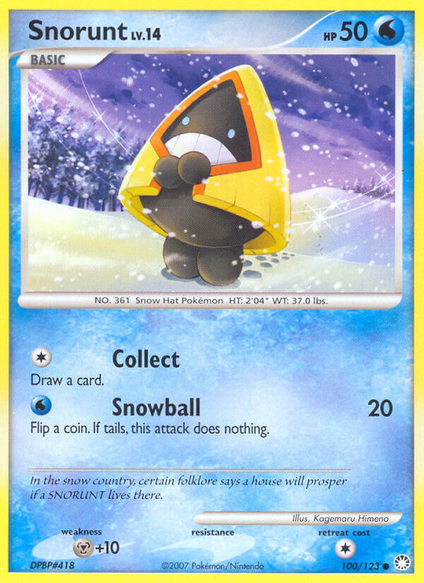 Snorunt Pokémon card