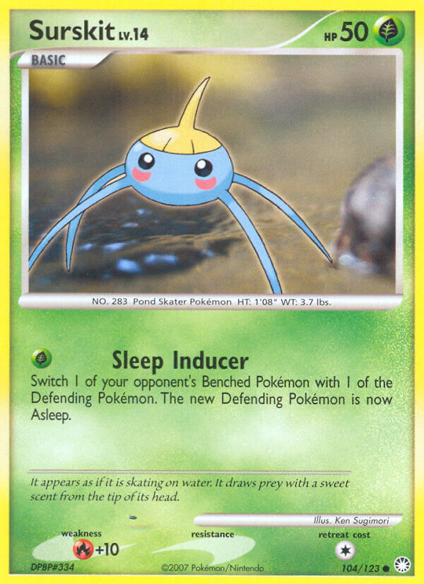 Surskit Pokémon card