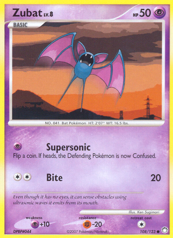 Zubat Pokémon card