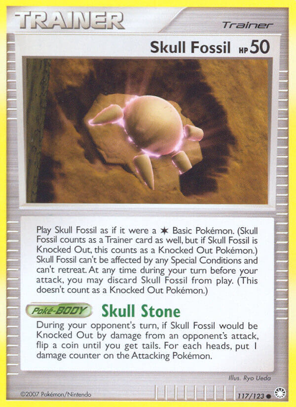 Skull Fossil Pokémon card