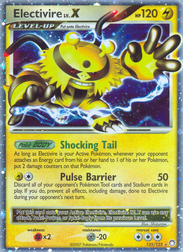 Electivire LV.X Pokémon card