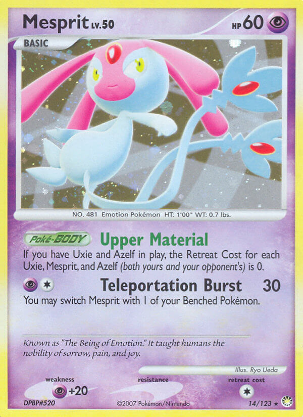 Mesprit Pokémon card
