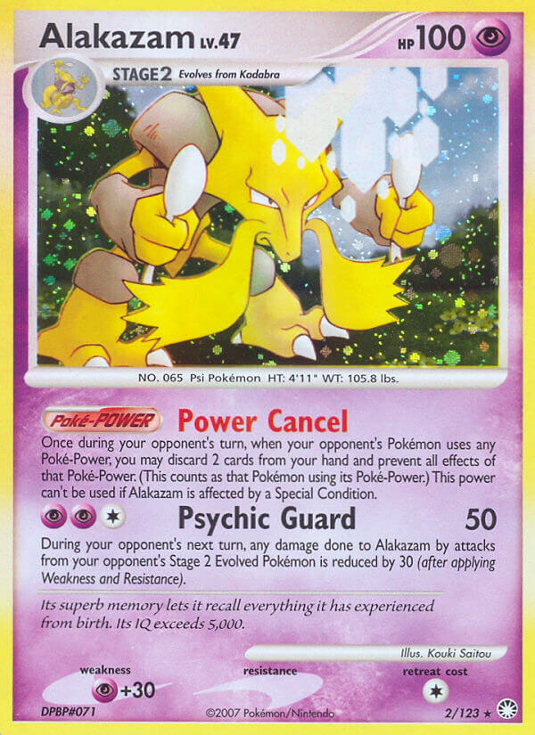 Alakazam Pokémon card