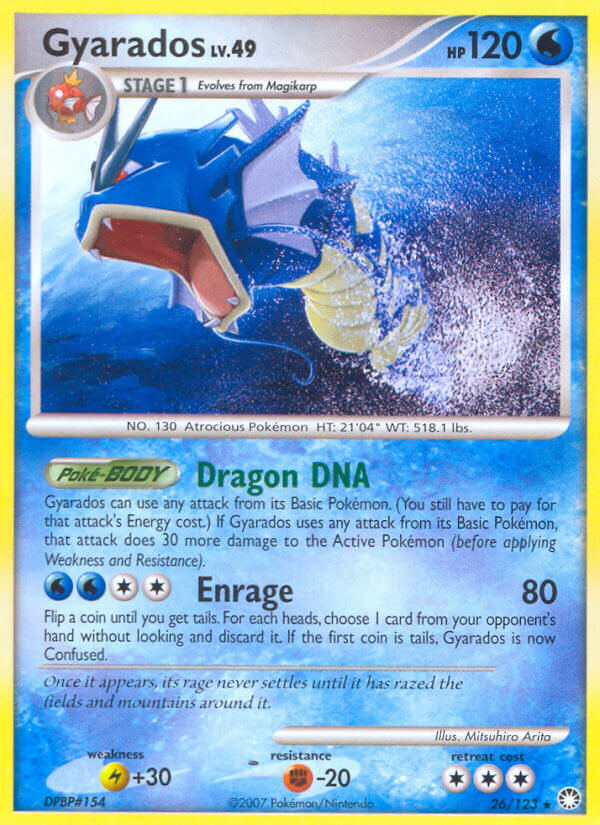 Gyarados Pokémon card