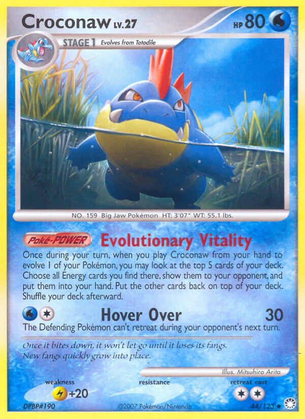 Croconaw Pokémon card
