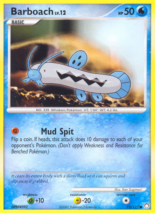 Barboach Pokémon card