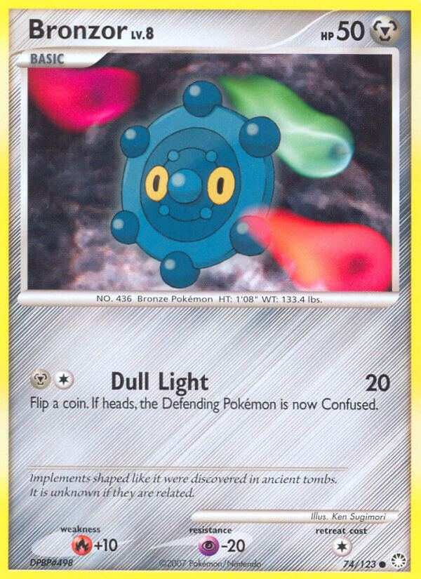 Bronzor Pokémon card