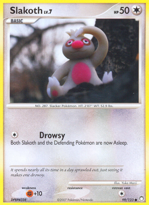 Slakoth Pokémon card