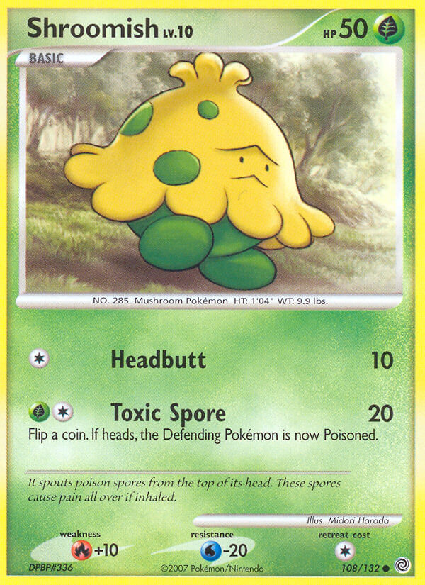 Shroomish Pokémon card