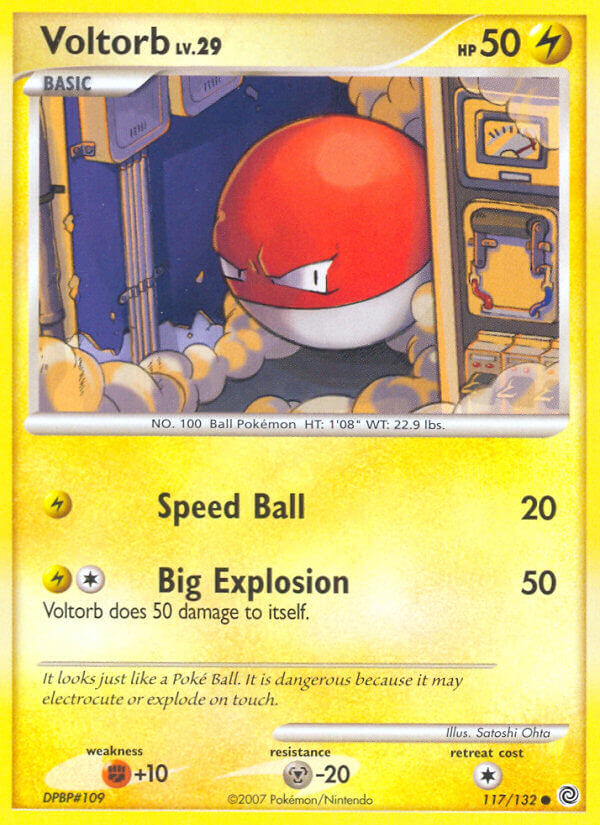 Voltorb Pokémon card