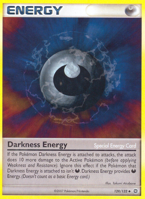 Darkness Energy Pokémon card