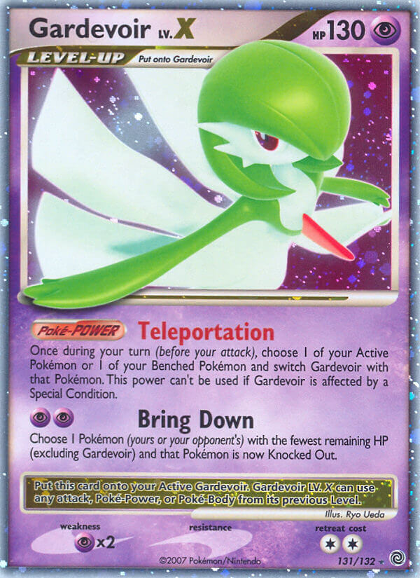 Gardevoir LV.X Pokémon card