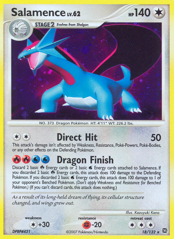 Salamence Pokémon card