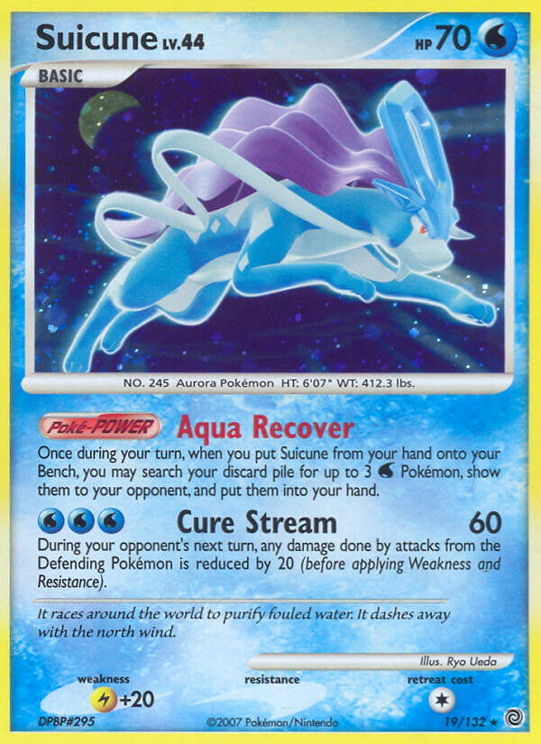 Suicune Pokémon card