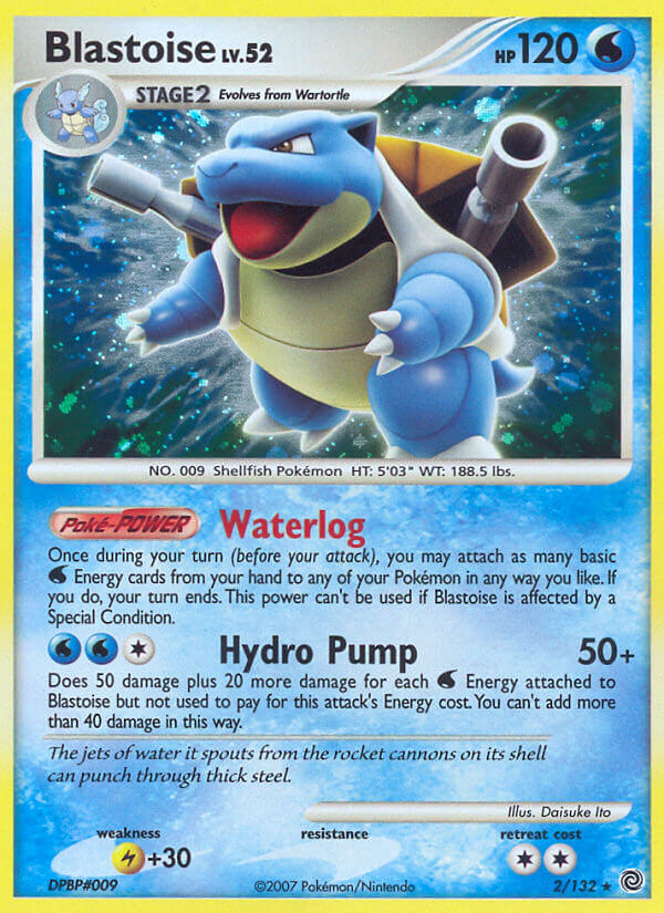 Blastoise Pokémon card