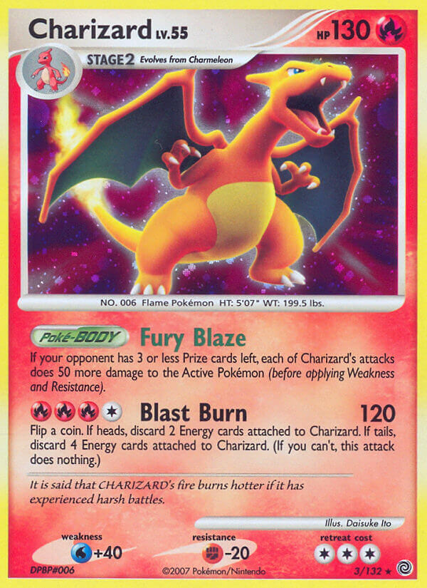 Charizard Pokémon card