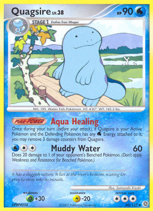 Quagsire Pokémon card