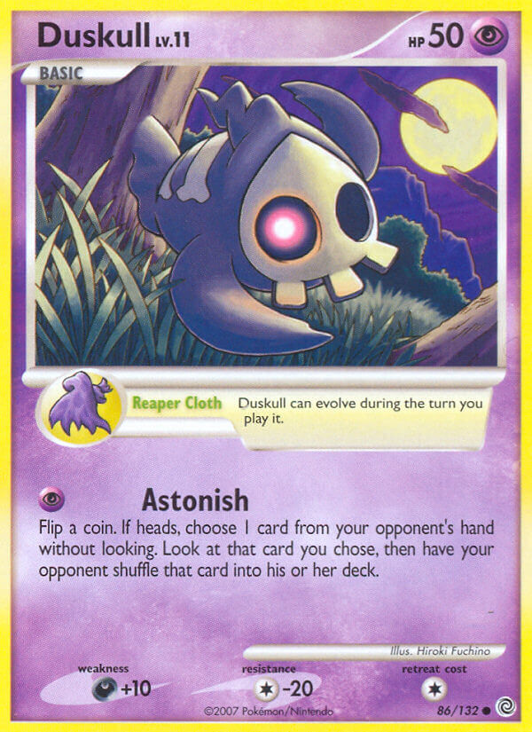 Duskull Pokémon card
