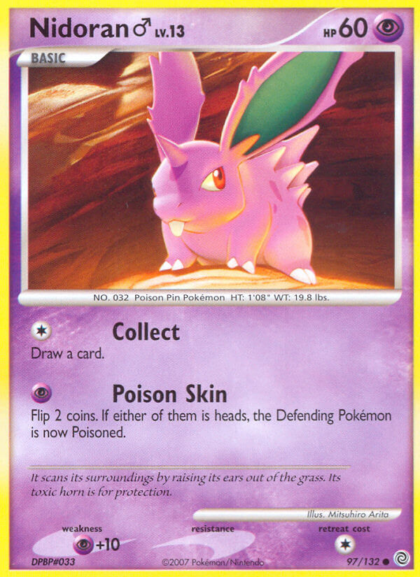 Nidoran♂ Pokémon card