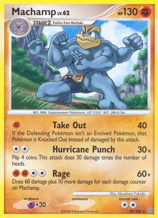 Machamp Pokémon card