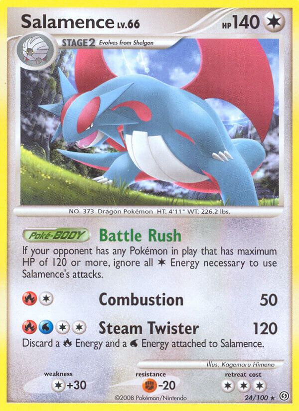 Salamence Pokémon card