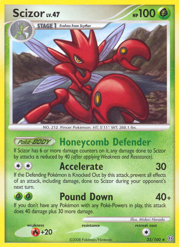 Scizor Pokémon card