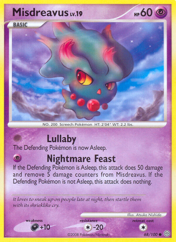 Misdreavus Pokémon card