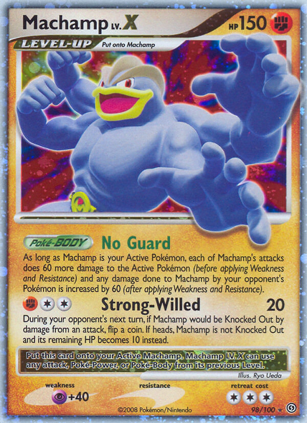 Machamp LV.X Pokémon card