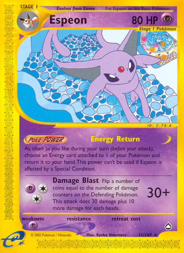 Espeon Pokémon card