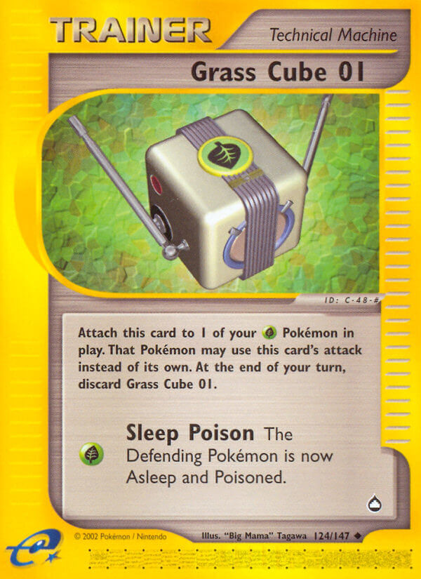Grass Cube 01 Pokémon card
